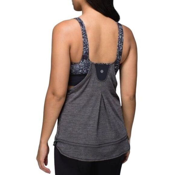 Lululemon Atletica Womens Tank Grey S Run Times Active Top - Picture 4 of 4